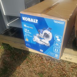 Kobalt Compact 12-in 15-Amp Dual Bevel Sliding Compound Corded Miter Saw