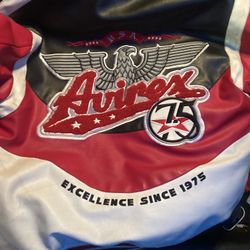 Avirex Leather Jacket Size Large