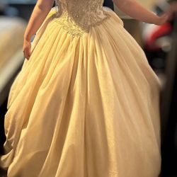 Quinceanera/Sweet 16 Dress (Gold)