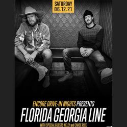 Florida Georgia Line Tickets 6/12 South Bay Drive in 11:30PM