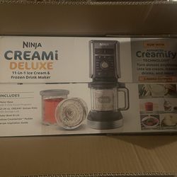 Ninja CREAMi Deluxe 11-in-1 Ice Cream and Frozen Treat Maker - Silver