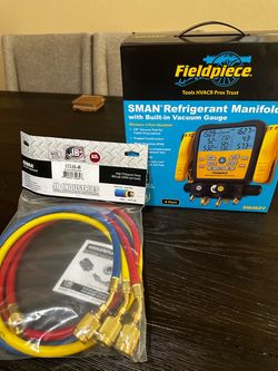 Fieldpiece SM482V SMAN Refrigerant Manifold with Hose Set
