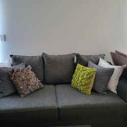 Two Piece Sofa Set  Love Seat& Long Chair 