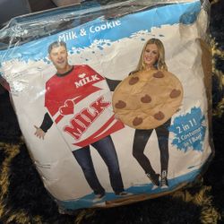 2 In 1 Halloween Costume Milk & Cookie