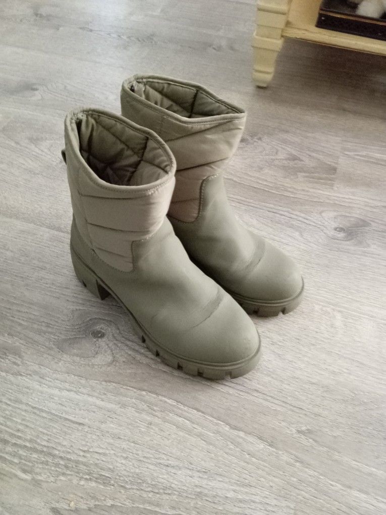 Boots Sintheric Leather
