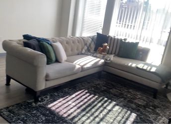 2 piece  L Shape sectional sofa