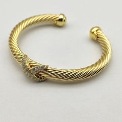 Women's David Yurman Diamond 7mm Bracelet