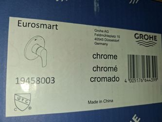 Grohe Eurosmart Chrome Concealed Valve