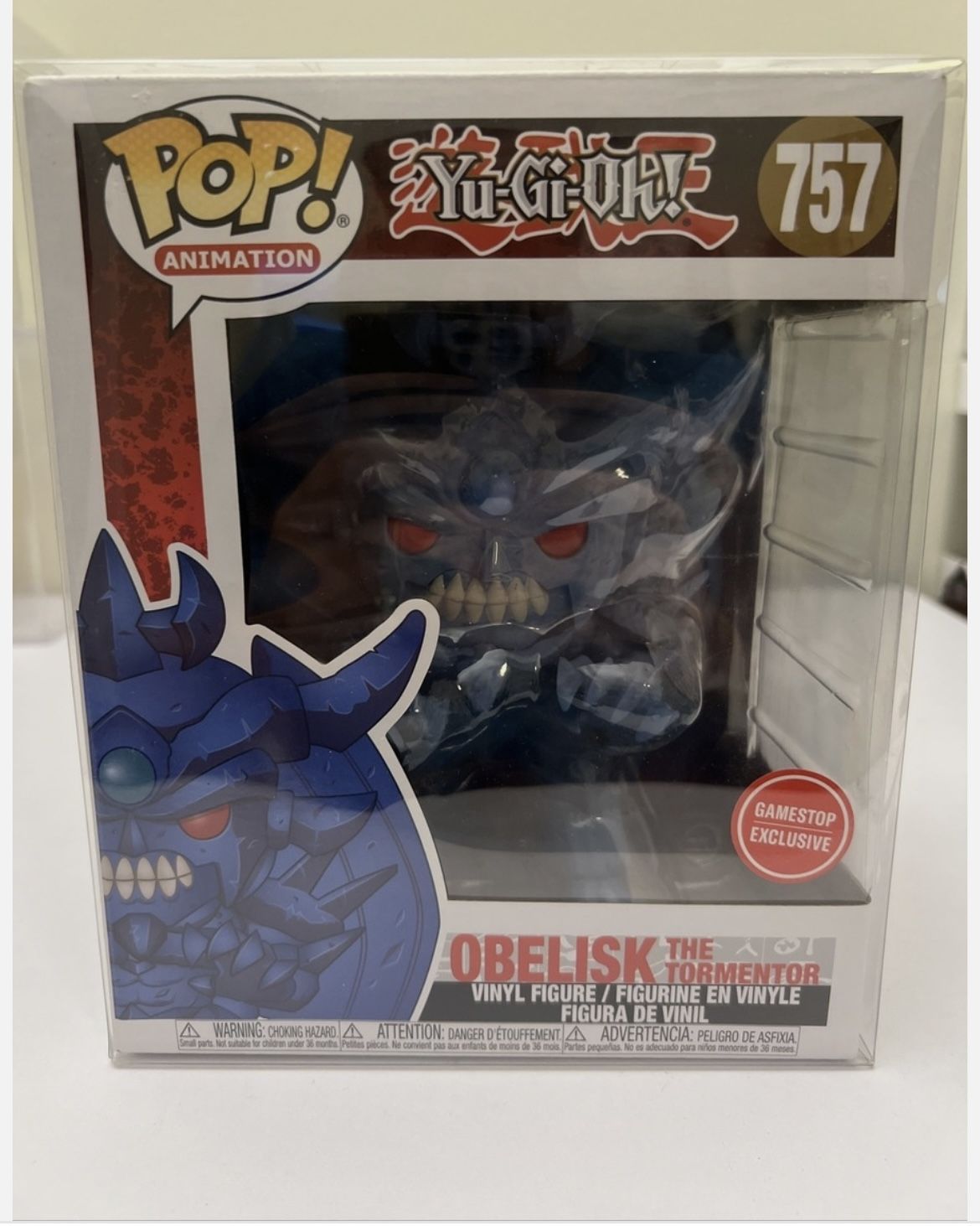 Funko Pop Yu-Gi-Oh! Obelisk The Tormentor Vinyl Figure 757 6 Inch Gamestop