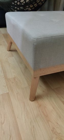 Ottoman linen beige