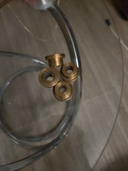 Harley Brass Riser Bushing Set