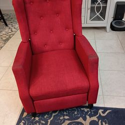 Recliner Red Chair