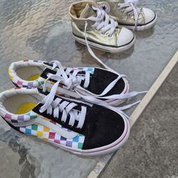 Kids Converse And Vans Shoes (2X $5)