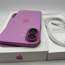 Pink iPhone 16 128gb for AT&T or Cricket Only battery life 92% iPhone is some brand new condition +++++Spanish++++ iPhone 16 rosa de 128 GB, exclusivo