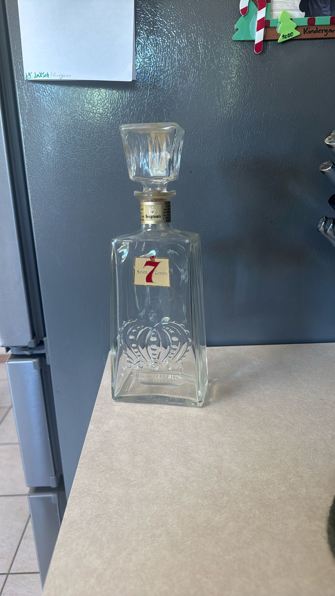 Seagram’s 7 Decanter