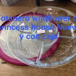 Botanero 👉 princess house todo nuevo y con caja 📦