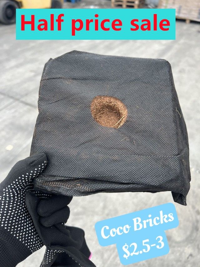 Coco Coir Brick,18.5*12.2*11.2 in.$3 Each