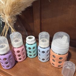 Lifefactory  4oz Glass Bottles 