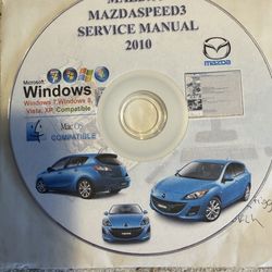 Mazda speed three service manual disk