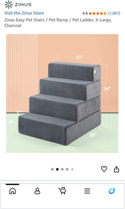 ZINUS FOAM DOG STAIRS
