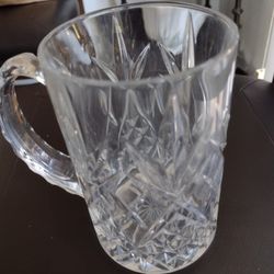Vintage Crystal Beer Mug Never Used.  Cash Porch Pickup Redmond.