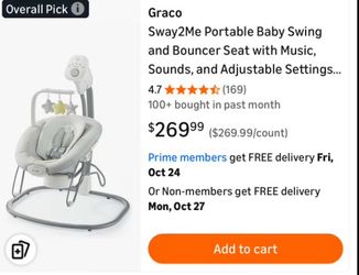 Sway2Me Graco Baby Swing