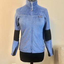 Vintage Women’s Patagonia R2 Regulator Polartec Fleece Jacket Size XS Blue