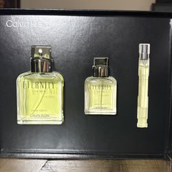 Calvin Klein Eternity 3 Pcs Gift Set3.4 Oz