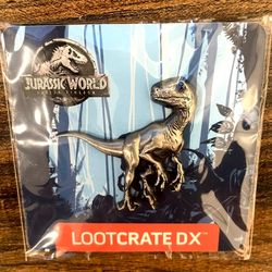 JURASSIC World LOOTCRATE DX Pin (New)