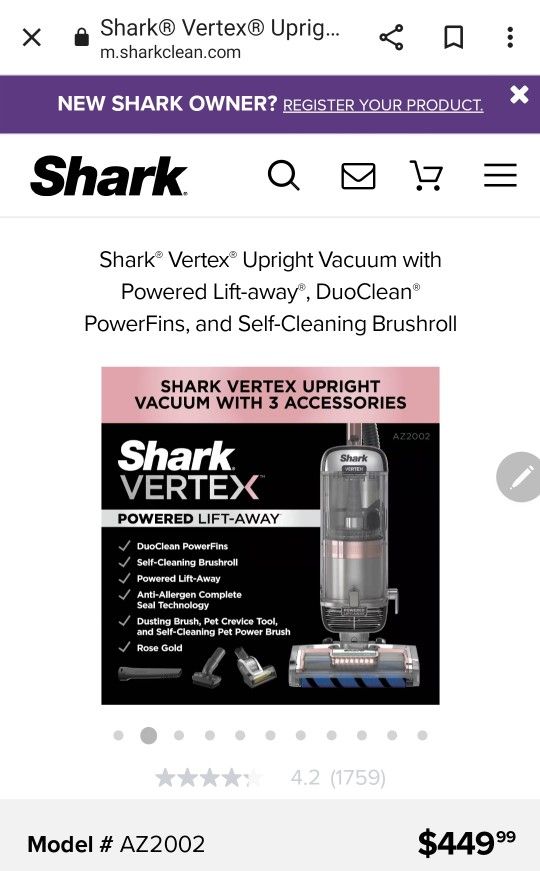 Brand New Shark Vacuum