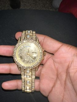 Diamond Gold Watch Day Date 