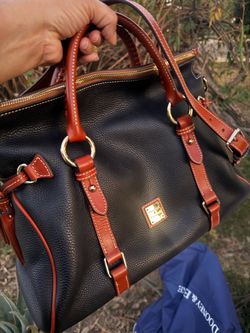 Dooney & Bourke Pebble Leather Satchel