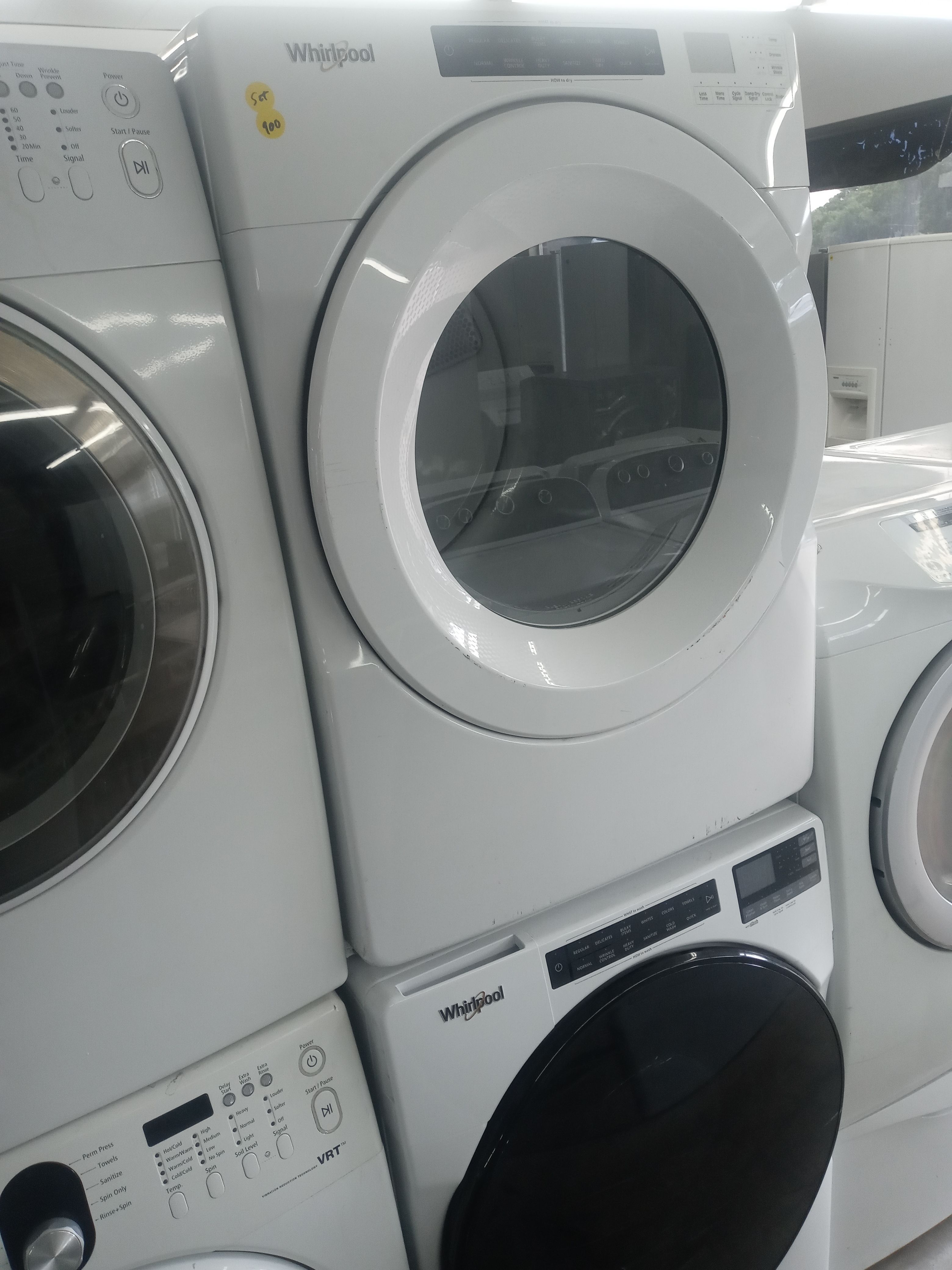 Whirlpool stackable front load washer and dryer set - Free delivery