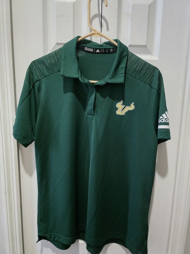 USF Women's Adidas Polo Shirt Size XL