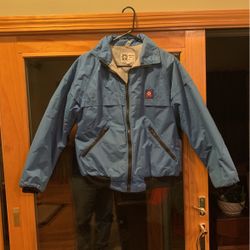 Omega Blue Womens Boating Coat Size Small