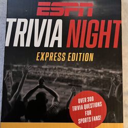 Funko Games ESPN Trivia Night Express Edition/ Trivia Game For 2-10 Players HTF