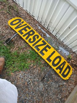Pilot car top sign