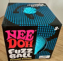 Needoh Fuzz Ball Blue