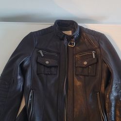 Michael Kors, leather Biker jacket