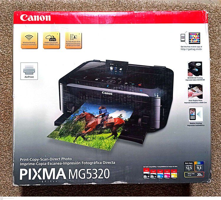 PIXMA MG5320 Wireless Inkjet Photo All-In-One Printer 