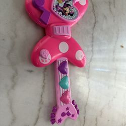 Disney Minnie Mouse Musical Guitar Toy – Lights & Sounds