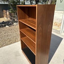 Vintage Walnut Bookshelf 