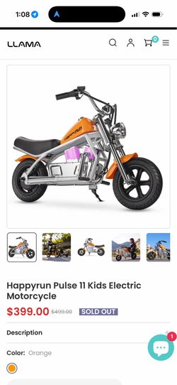Happyrun Pulse 11 Kids Electric Motorcycle