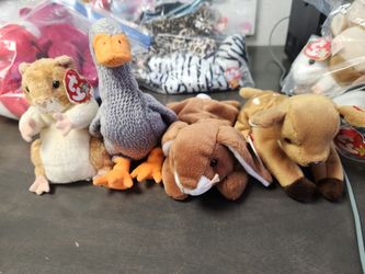 Original beanie babies woodland animals
