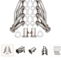 CHEVY LS SWAP STAINLESS STEEL HEADERS!! NEW!! WITH HARDWARE AND  FLANGES!! 160$ 