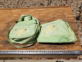 Matching baby bags