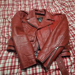 Womens Medium Leather King Jacket