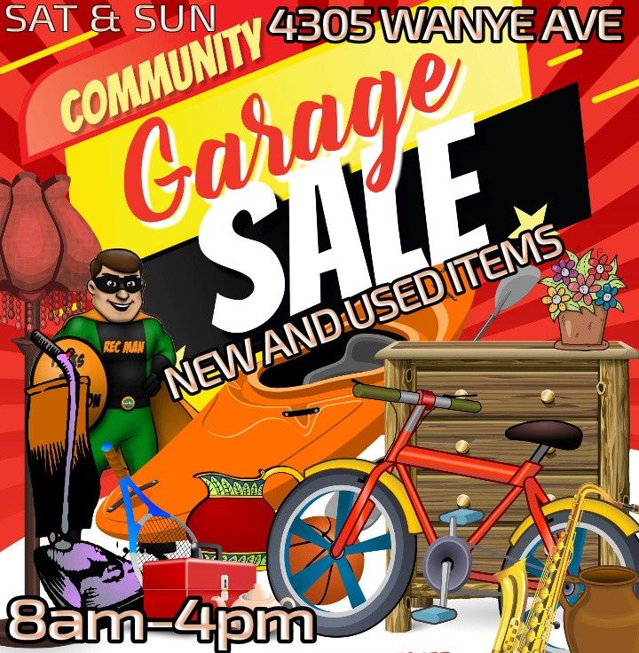 Yard Sale New And Used Items This Saturday And Sunday