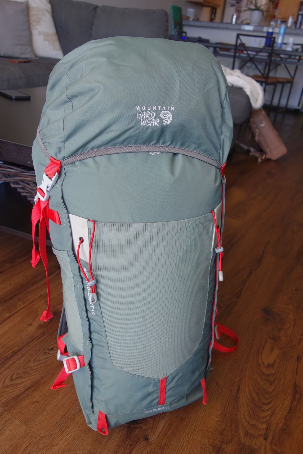 Mountain Hardwear Scrambler RT 40 Outdry Backpack Gray 40L Waterproof for Sale in Redondo Beach CA OfferUp