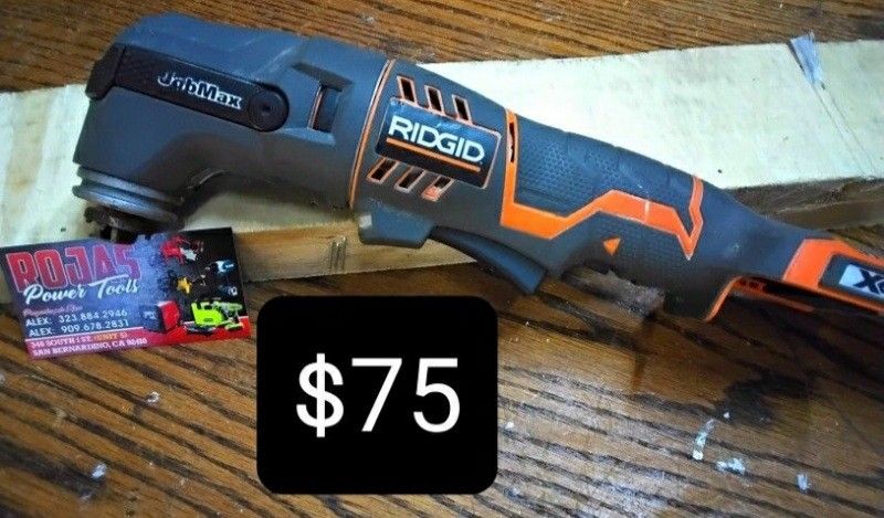 RIDGID 18-Volt OCTANE Cordless Brushless JobMax Multi-tool Model R8620 (Tool-Only)